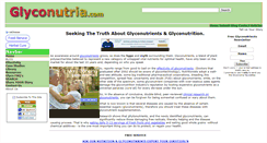 Desktop Screenshot of glyconutria.com