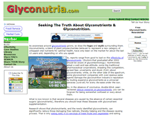 Tablet Screenshot of glyconutria.com